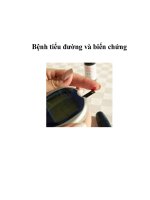 Bệnh tiểu đường và biến chứng ppsx