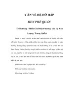 Y ÁN VỀ HỆ HÔ HẤP - HEN PHẾ QUẢN pot