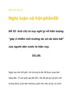 Kiến thức lớp 12 Nghị luận xã hội-phần26 pptx