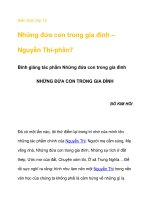 Kiến thức lớp 12 Những đứa con trong gia đình – Nguyễn Thi-phần7 potx