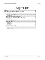 Các hàm cơ bản trong excel pptx