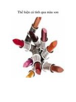 Thể hiện cá tính qua màu son potx