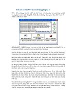 Cách kết nối các file Word