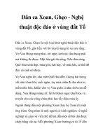 Dân ca Xoan, Ghẹo - Nghệ thuật độc đáo ở vùng đất Tổ pot