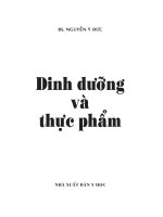 Dinh dưỡng và thực phẩm (Phần 1) doc