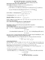 De thi thu DH 2010 co dap an chi tiet