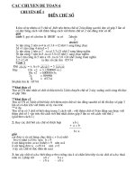 Các chuyên đề lớp 6