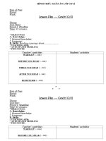 Mẫu giáo án Tiếng Anh