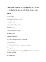 Thủ tục phê duyệt cho vay vốn phát triển sản xuất đối với hộ đồng bào dân tộc thiểu số đặc biệt khó khăn pptx