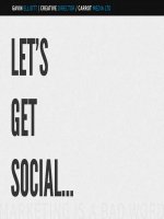 Lets get Social: Guide to Social media trend