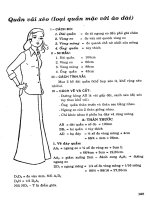 Nghệ Thuật Thời Trang - Cắt May Vỡ Lòng (Phần 2) part 2 ppt