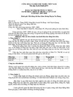 Báo cáo thành tích cá nhân- Ân- Na hang -TQ