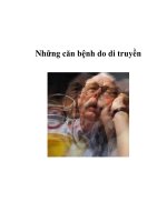 Những căn bệnh do di truyền ppsx