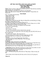 Đề NV luyện thi vào 10-10