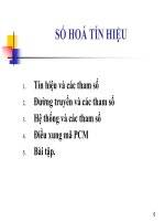 SỐ HOÁ TÍN HIỆU pptx