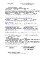 Đề kiểm tra Ngữ văn 8 năm 2009-2010