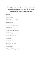 Thủ tục phê duyệt cho vay nhà ở vùng thường xuyên ngập lũ đồng bằng sông Cửu Long đối với Doanh nghiệp làm nhà bán trả chậm cho hộ dân pot