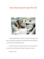 Nạp năng lượng cho ngày làm việc doc