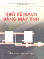 Điện Tử - Cơ Sở Thiết Kế Mạch - Design Trên Máy Tính part 1 pptx