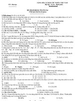 Đề thi thử TN Hóa - Đề 1