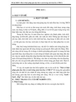 SKKN: Một số biện pháp GDBVMT môn hóa học ở THCS