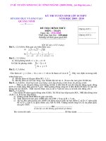 Đề ts lớp 10