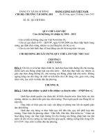 QUY CHẾ CHI BỘ NHIỆM KỲ 2010-2012