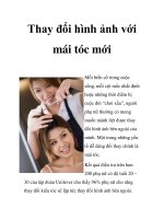 Thay đổi hình ảnh với mái tóc mới pps