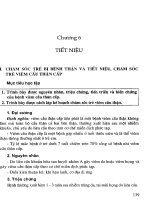 Giáo trình điều dưỡng nhi khoa (Chương 6A) docx