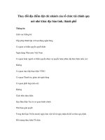 Thay đổi địa điểm đặt chi nhánh của tổ chức tài chính quy mô nhỏ khác địa bàn tỉnh, thành phốhỏ khác pps