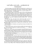 CHỈ DẪN LỊCH SỬ - Leibniz và Denjoy