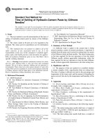 Designation: C 266 – 99 - Time of Setting of Hydraulic-Cement Paste by Gillmore Needles1 pptx