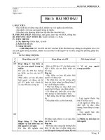 Giáo án sinh học 8 (4 cột)