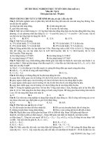 ĐỀ THI THỬ ĐẠI HỌC CỦA BÁO TUỔI TRẺ 2010