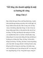 Viết blog cho doanh nghiệp là một xu hướng đó xứng đáng Chú ý! pot