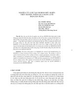 NGHIÊN CỨU CHẾ TẠO MODEM ĐIỀU KHIỂN THIẾT BỊ ĐIỆN THÔNG QUA MẠNG LƯỚI ĐIỆN DÂN DỤNG doc