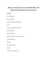 Đăng ký và đăng ký lại vắc xin bán thành phẩm, sinh phẩm bán thành phẩm sản xuất trong nước ppsx