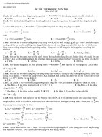 ĐỀ-ĐÁP ÁN THI THỬ ĐH 2010