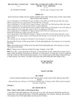 Quy định chuẩn về giáo viên