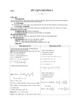 Tiết 9. BÀI  ÔN TẬP CHƯƠNG I (TT)