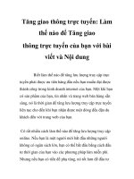 Tăng giao thông trực tuyến: Làm thế nào để Tăng giao thông trực tuyến của bạn với bài viết và Nội dung potx