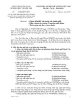 Dự thảo thu học phí năm học 2010-2011