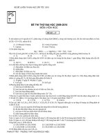 ĐỀ LUYỆN  THI ĐH CẤP TỐC 2010 (17)