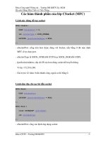 Các hàm thành phần của lớp CSocket (MFC) potx