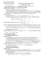 Đề&HD Toán ĐH 2010 số 7