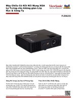 Máy chiếu có kết nối mạng XGA