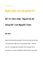 Kiến thức lớp 12 Nghị luận xã hội-phần10 ppsx