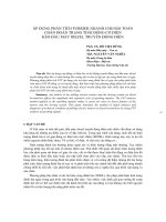 ÁP DỤNG PHÂN TÍCH FURRIER NHANH CHO BÀI TOÁN CHẨN ĐOÁN TRẠNG THÁI ĐỘNG CƠ ĐIỆN KÉO ĐẦU MÁY DIEZEL TRUYỀN ĐỘNG ĐIỆN ppt