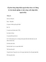 Cấp đơn hàng nhập khẩu nguyên liệu chưa có số đăng ký cho doanh nghiệp có chức năng xuất nhập khẩu nguyên liệu doc