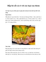 Bắp bò sốt cà ri với các loại rau thơm potx